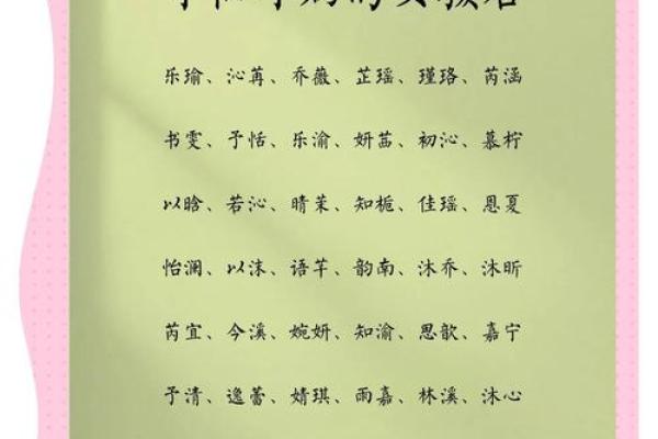 精选诗意女孩名字 给她一生的优雅 精选诗意女孩名字 给她一生的优雅