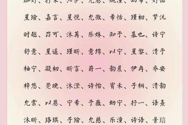 精选个性女生名字，让每个名字都有故事