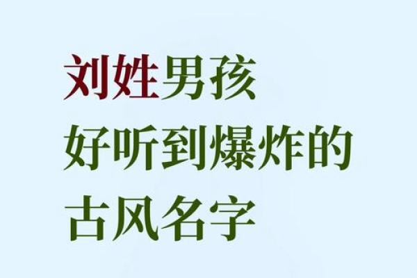 刘姓起名技巧与创意灵感解析