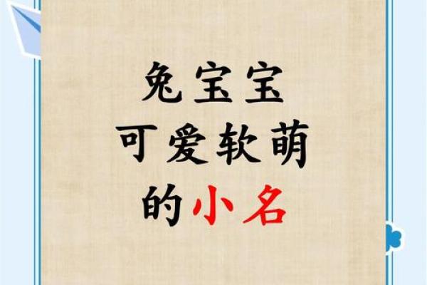 可爱小兔子的名字大全，帮你为小兔子取个独特的名字