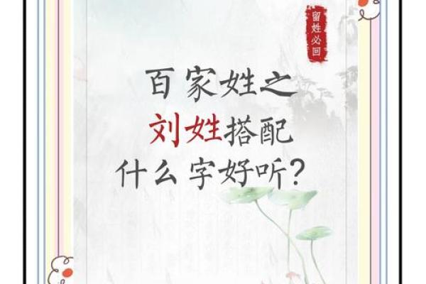 刘姓名字的寓意与起源分析
