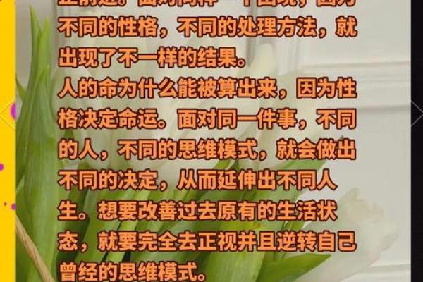 生人的命运走向和性格分析