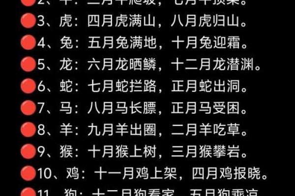 免每月运程的属相揭秘