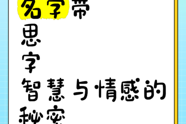了解名字思：它代表了什么意义？