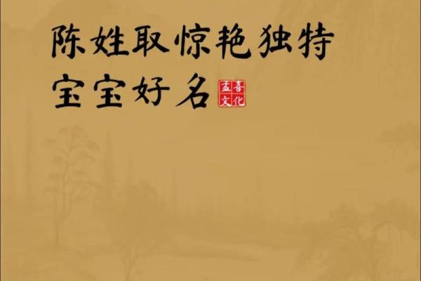 陈姓男宝宝名字推荐：既传统又有创意的选择