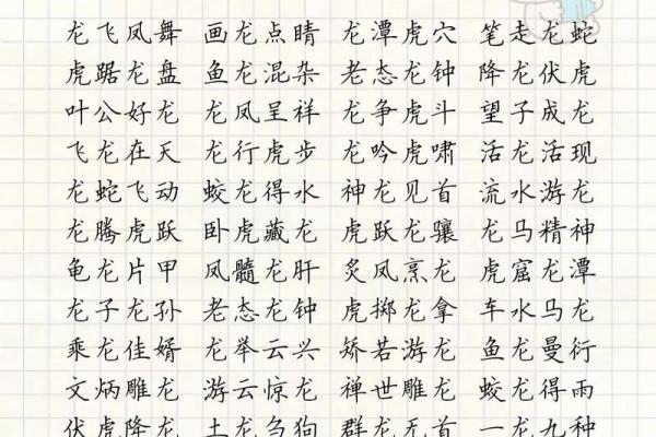 龙字在名字中的象征意义与文化