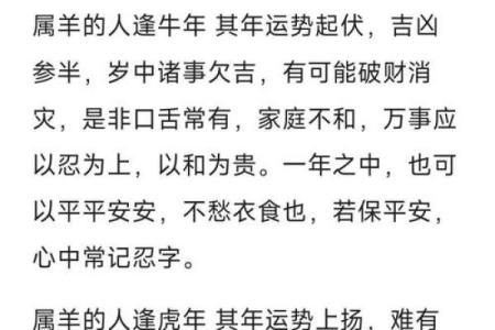 年羊人运势全解析