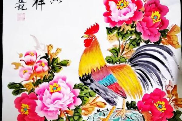 牡丹画与风水结合助力财富运势