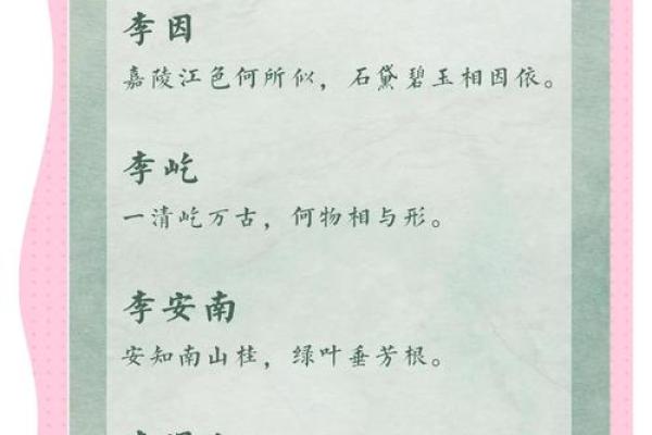 如何为宝宝起个寓意深远的李姓名字