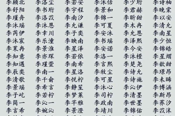 李姓女孩名字解析：打造最具个性与魅力的名字