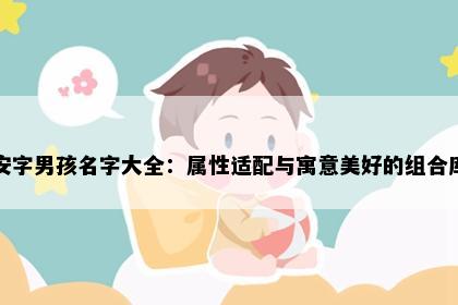 安字男孩名字大全：属性适配与寓意美好的组合库